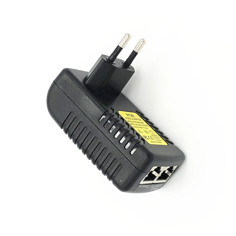 CCTV безопасности AC 110 V-240 V DC/DC 12V 15V 24V 48V 0.5A 1A POE инжектор Мощность адаптера Ethernet IP Камера телефон PoE Питание
