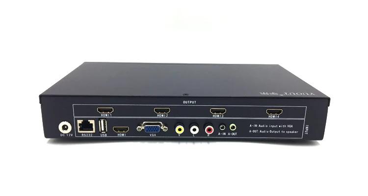 HDMI видео настенный контроллер 2x2 ТВ ЖК монитор Настенный Контроллер мульти вход HDMI выход экран сегментация и сборка