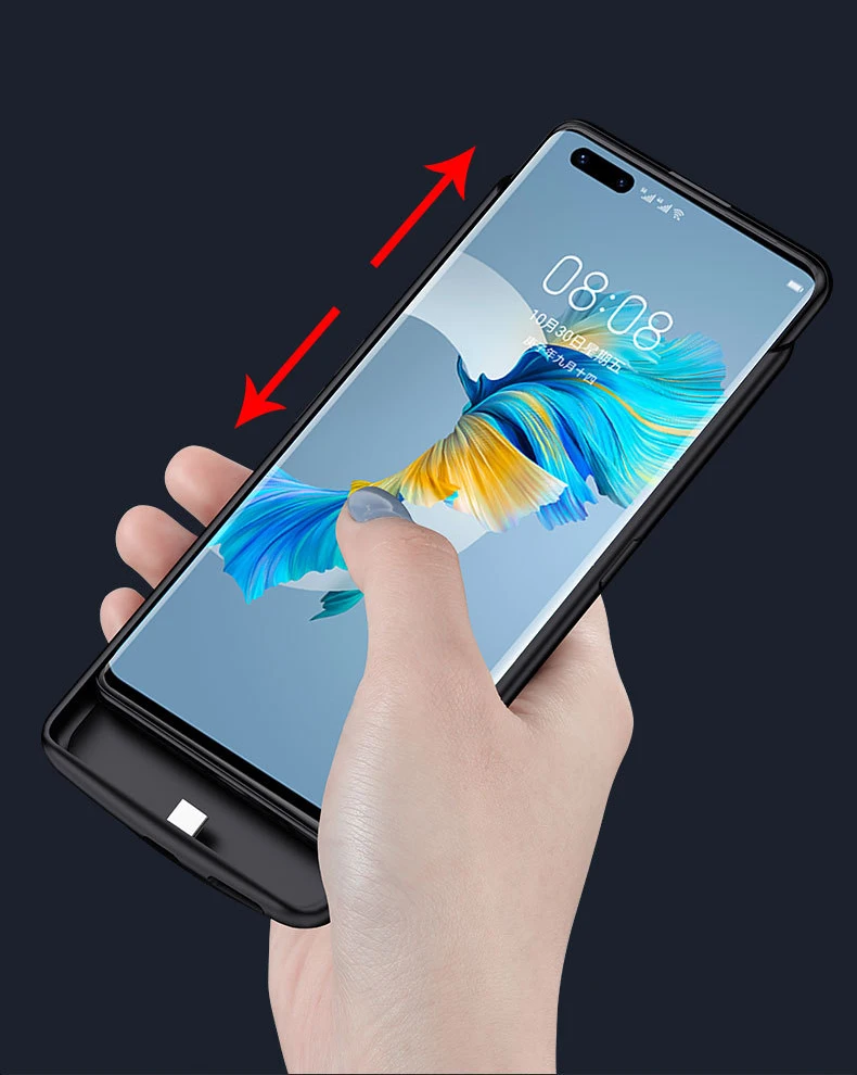 6800mAh Power Bank Battery Charger Case For Huawei Mate 40 Mate40 Pro Battery Case for Huawei Mate 30 Mate30 Pro Charging Case