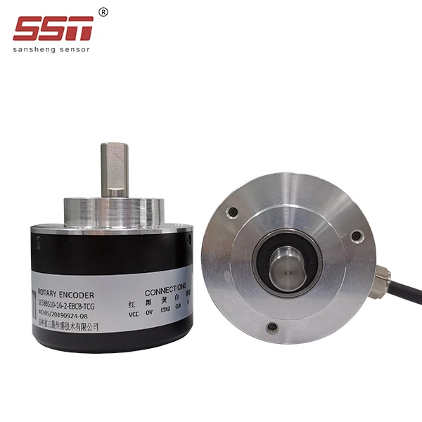 

Rotary encoder rs232 output 10mm solid shaft SSI absolute encoder 12 bit