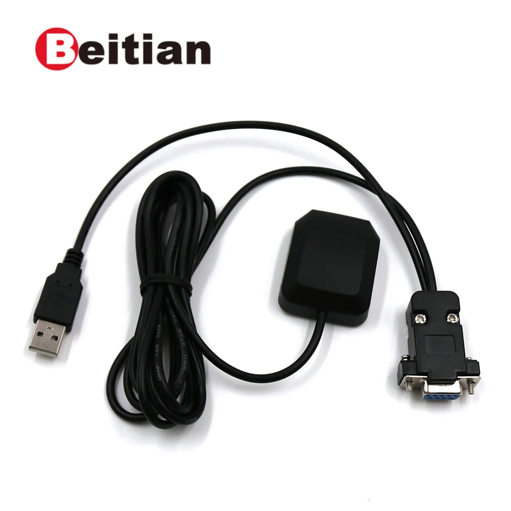 BEITIAN DB9 female+USB male connector RS-232 GNSS GLONASS GPS receiver 9600 NMEA 0183 4M FLASH BN-81DU | Автомобили и мотоциклы
