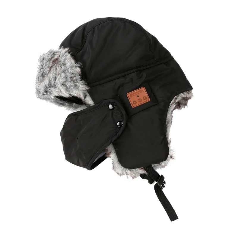 Thick and Velvet Fashion Avant Garde Warm Winter Built In Bluetooth Technology to Facilitate the Liberation of Lei Feng Cap