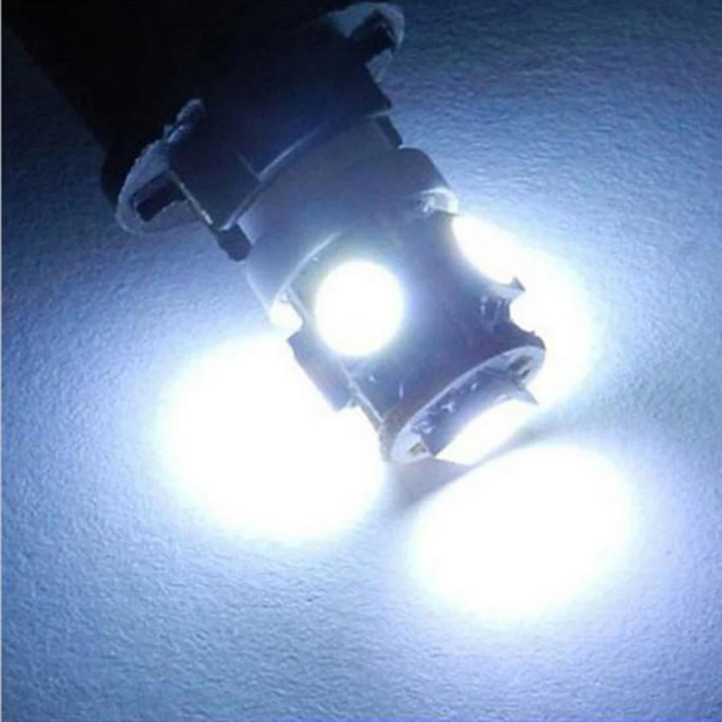 50 Pieces Universal T10 W5W 168 194 5050 5SMD 6000K White LED Light Bulbs 