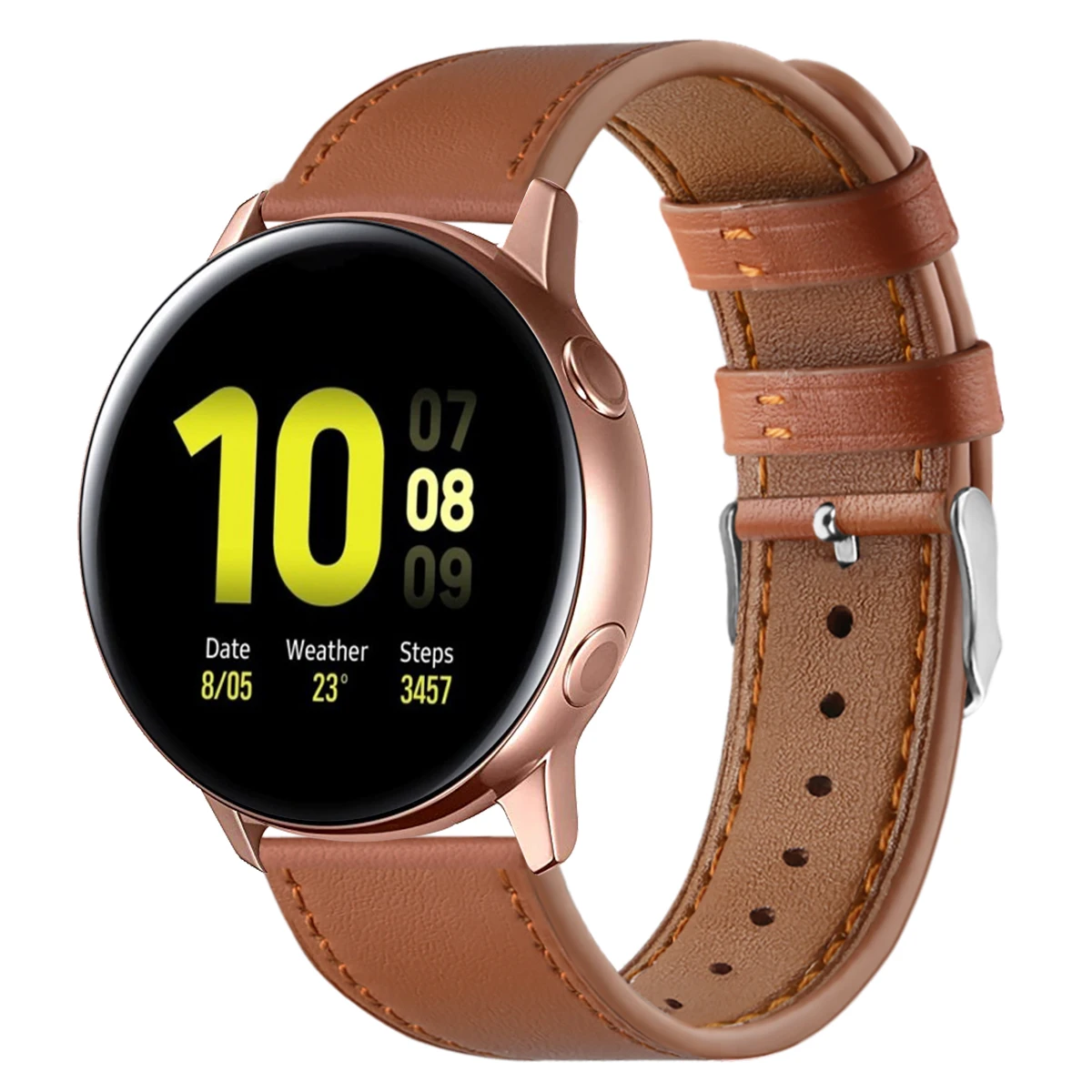 Ремешок для Samsung Galaxy Watch Active 2 Band 20 мм ремешок часов кожаный