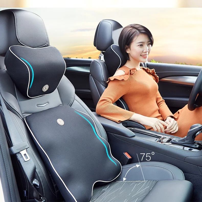 3D сетчатая Автомобильная подушка, подушка для автомобильного сиденья, поясничная поддержка, боль в спине, подушка с эффектом памяти, массажная комфортная дышащая поддержка сиденья