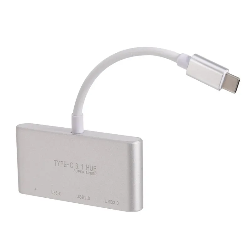 CARPRIE 4IN1 быстро Скорость Тип-C USB HUB 4-Порты и разъёмы мульти Порты и разъёмы конвертер для смартфона и компьютера