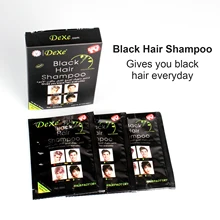 Черный шампунь для волос-мгновенная черная краска для волос шампунь черная краска для волос поддерживает цвет волос 5 минут для мужчин и женщин 25mlx15 упаковка