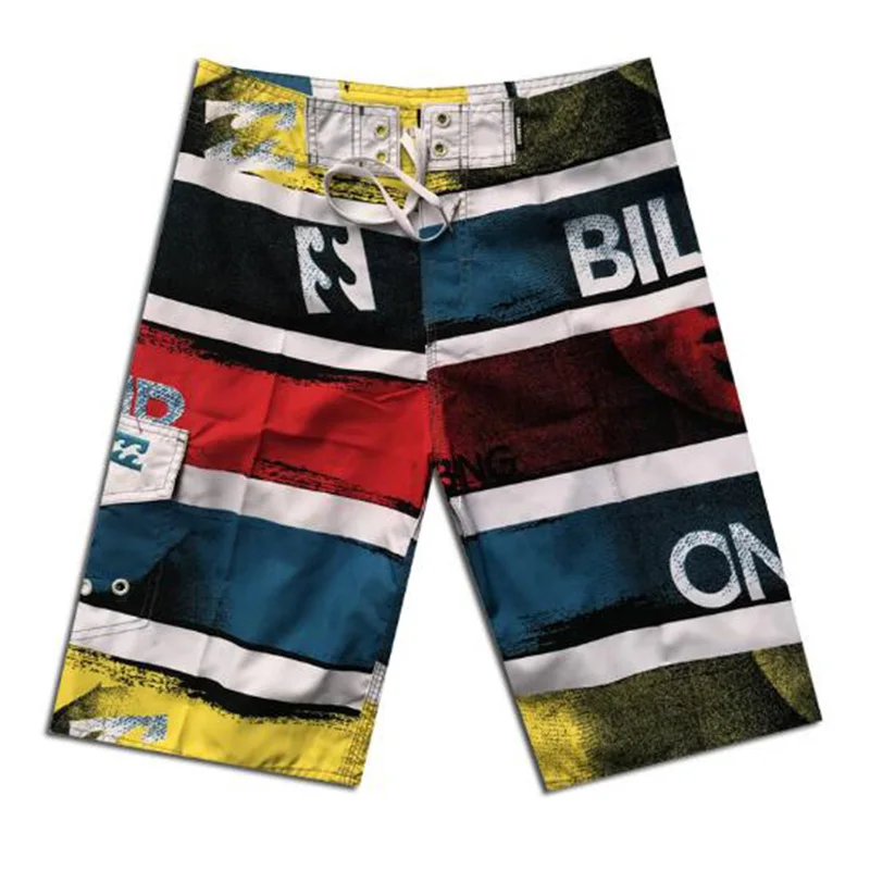 boardshorts men boardshort Board Shorts Mens New bermuda masculina man Summer Pants Beach wear Quick dry print swiming swimsuit - Цвет: 16