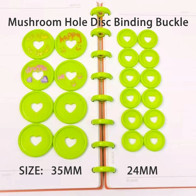 Mushroom Hole Planner Accessories  Discbound Notebook Accessories -  Mushroom Hole - Aliexpress