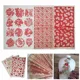 Papel de transferencia de arcilla de cerámica, calcomanía de colores, papel de flores, Jingdezhen, pegatinas DIY de cocción a alta temperatura