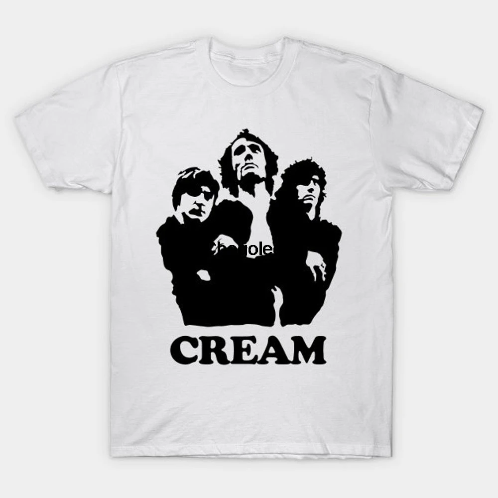 Classic Design Cream Band Art T Shirt Gift For Her Gift for him Unisex