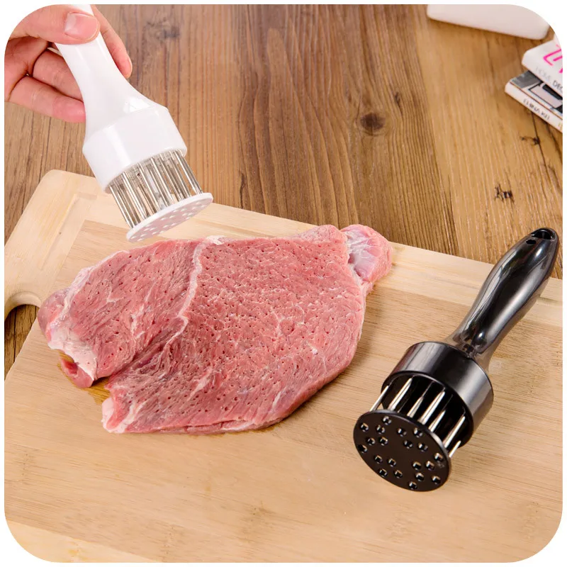 Стейк свинина отбивная быстро рассыпчатое Мясо Tenderizer игла из нержавеющей стали нежное мясо молоток кухня помощник Мясо Tenderizer свободные