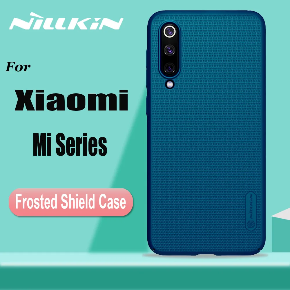 

for Xiaomi Mi 9 8 SE 9T Pro Case Cover Nillkin Frosted Shield Hard PC Full Cover Cases for Xiaomi Mi 8 Lite CC9 CC9E A3 Shell