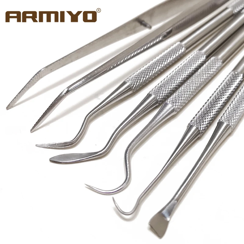 Двухсторонний набор для чистки пистолета Armiyo из нержавеющей стали твердый