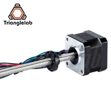 Trianglelab-motor paso a paso Nema17 Leadscrew T8X8 L = 320MM 1.2A para impresión 3D prusa i3, 1 unidad
