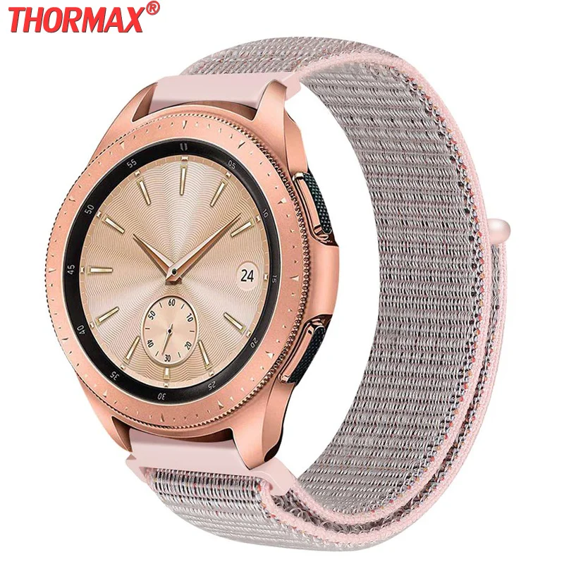 Нейлоновый ремешок для часов Samsung Galaxy 22 мм 20 42 46 и Gear Sport S2 S3 Frontier Classic Huami Amazfit