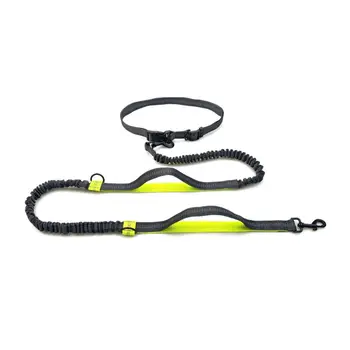 

Multi-function Running Reflective Pull Dog Leash Double Elastic D-ring Pet Traction Rope Y5GB