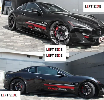 

LEFT SIDE HD Inkjet Engraving Modified Body Universal Car Sticker Sunscreen Waterproof No Colour Fading Car Accessories