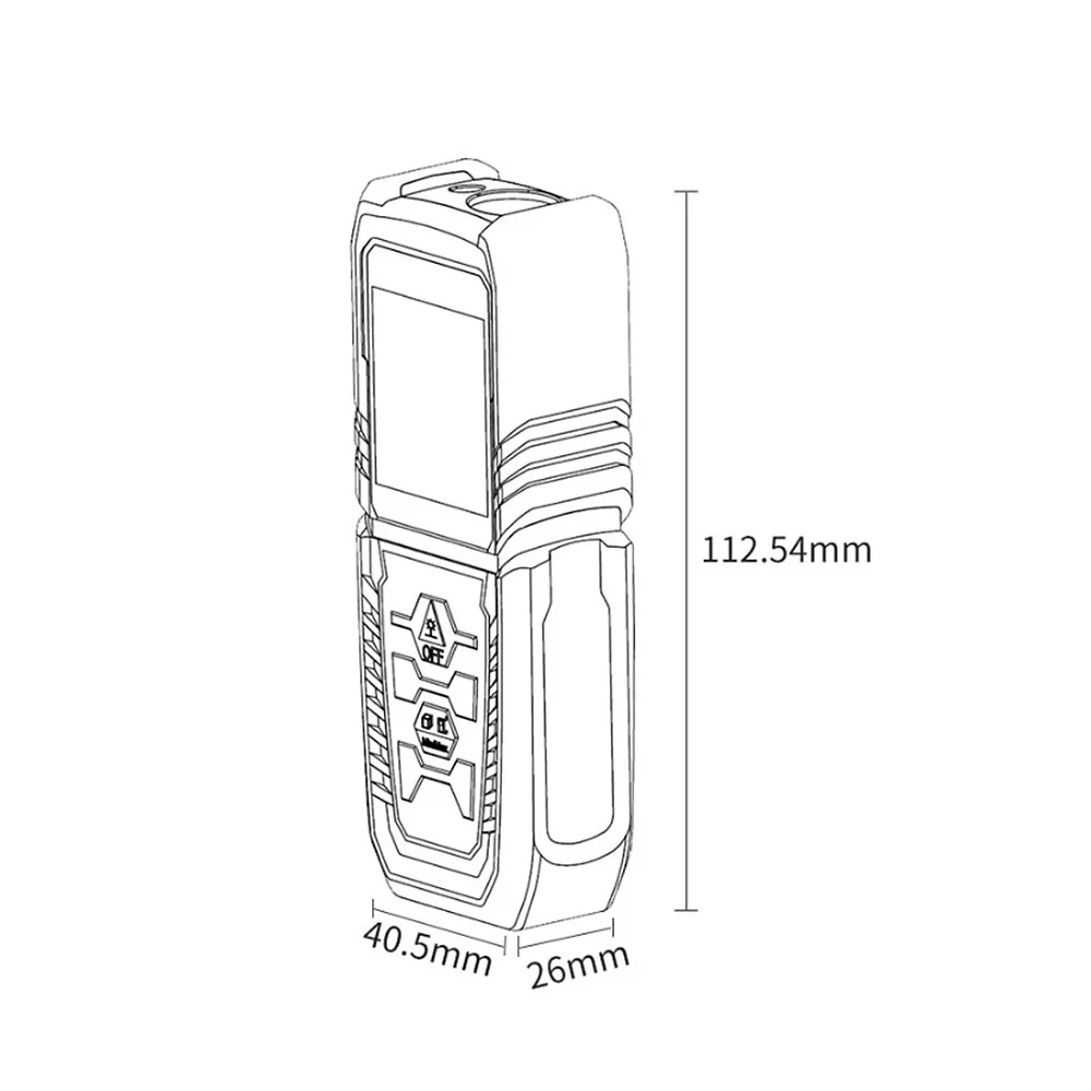 Youpin AKKU 40M Laser Rangefinder Digital Laser Distance Meter battery-powered laser range finder tape distance measurer (1)