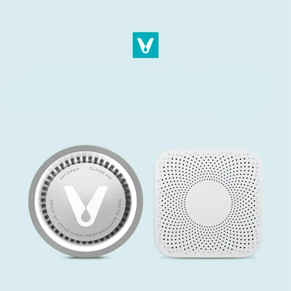 Youpin VIOMI VF-2CB Square Kitchen Refrigerator Air Purifier Household Ozone Sterilizing Deodor Device Flavor Filter Core