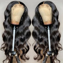 

KISSU Wholesale Body Wave lace front Wig Brazilian lace front wavy Human Hair Wigs For black Women 4x4 lace frontal Closure Wig