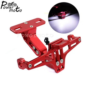 

For KTM 80 160 125 250 450 500 EXC EXCF EXC F 125 250 450 Motorcycle CNC Aluminum Red License Number Plate Frame Holder Bracket