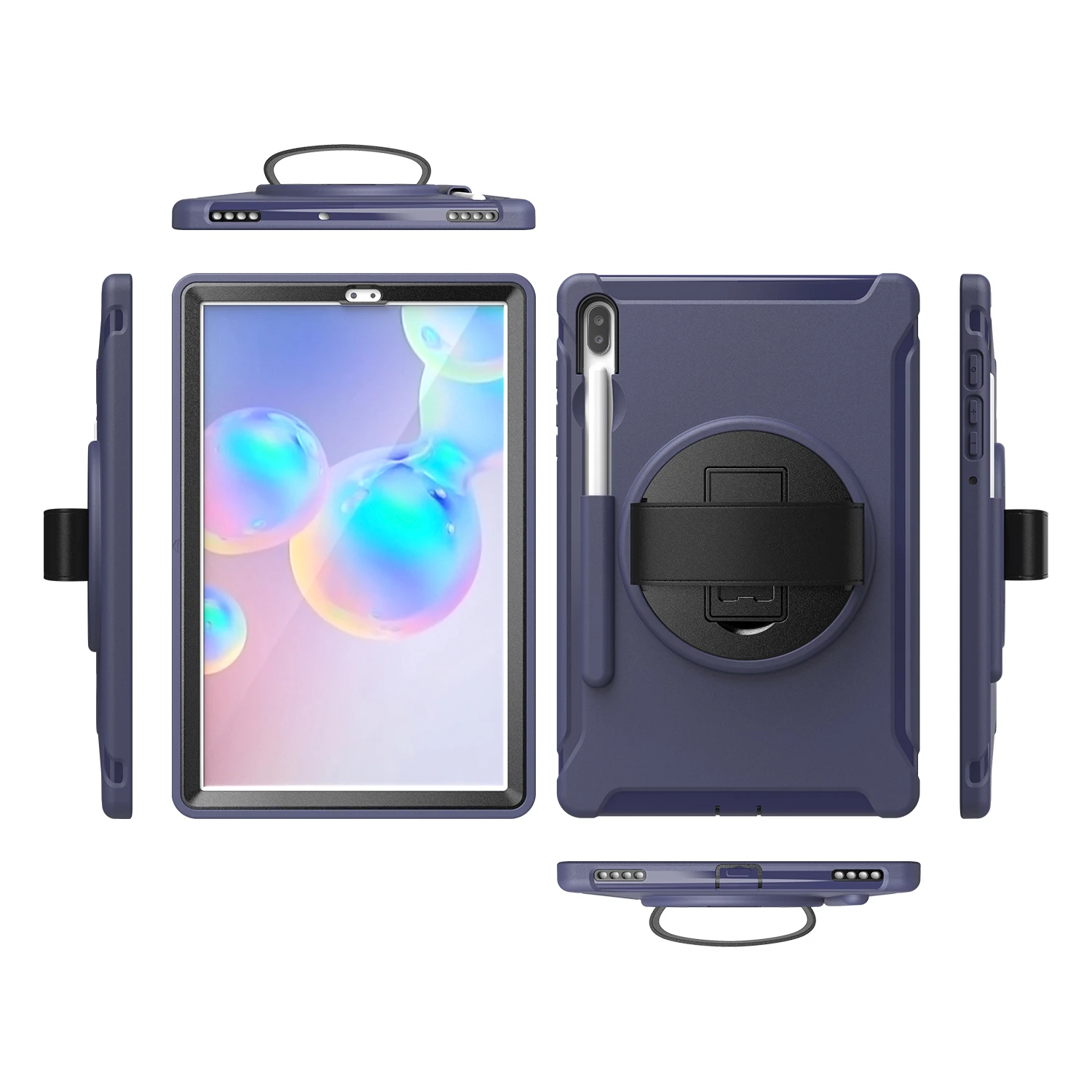 3-Слои Heavy Duty Детские подарок планшетный чехол для samsung Galaxy S6 10,5 T860 чехол ударостойкий противоударный с ремешком и креплением на руку для SM-T865