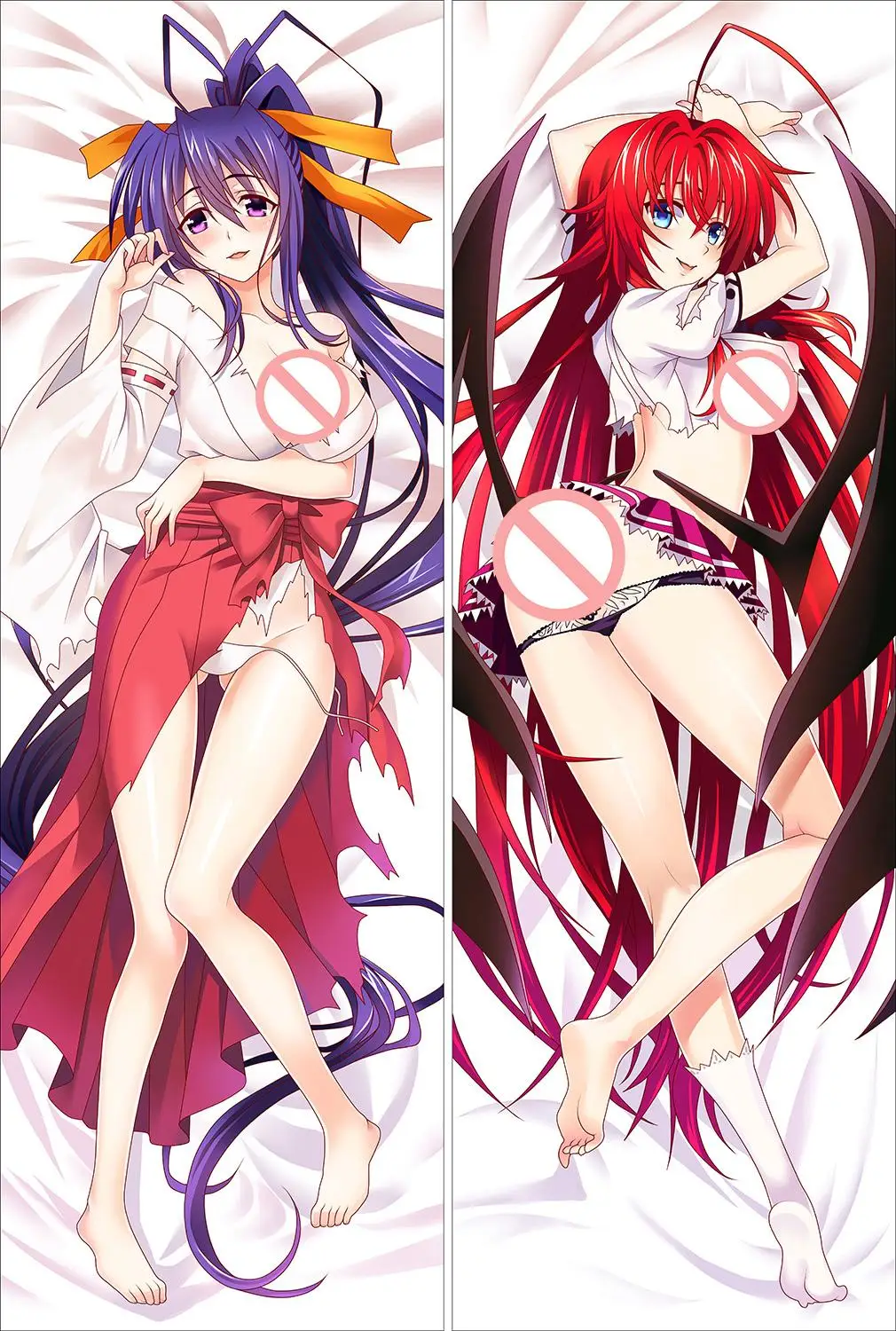Аниме старшеклассница DxD Dakimakura Чехол с персонажами Akeno Himejima чехол с подушкой из красных волос Rias Gremory Hugs чехол для подушки