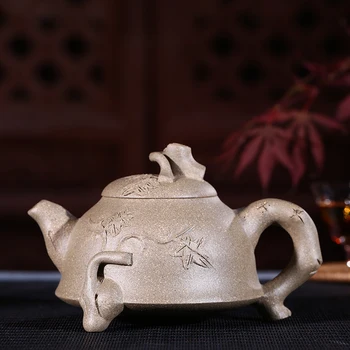 

Yixing ores are recommended by hand triangle maple leaf collection old its mud 170 ml