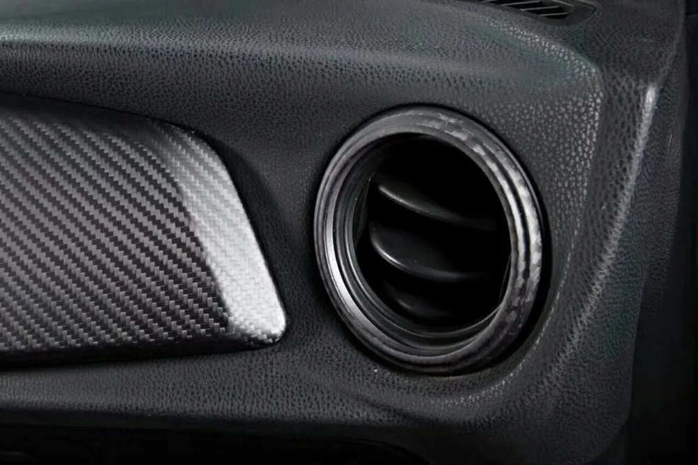 Автомобильный-Стайлинг для BRZ FT86 GT86 LHD/RHD карбоновое волокно Air Con Surround Fibre внутренний Дрифт часть глянцевая отделка Aircon обшивка обвес комплект