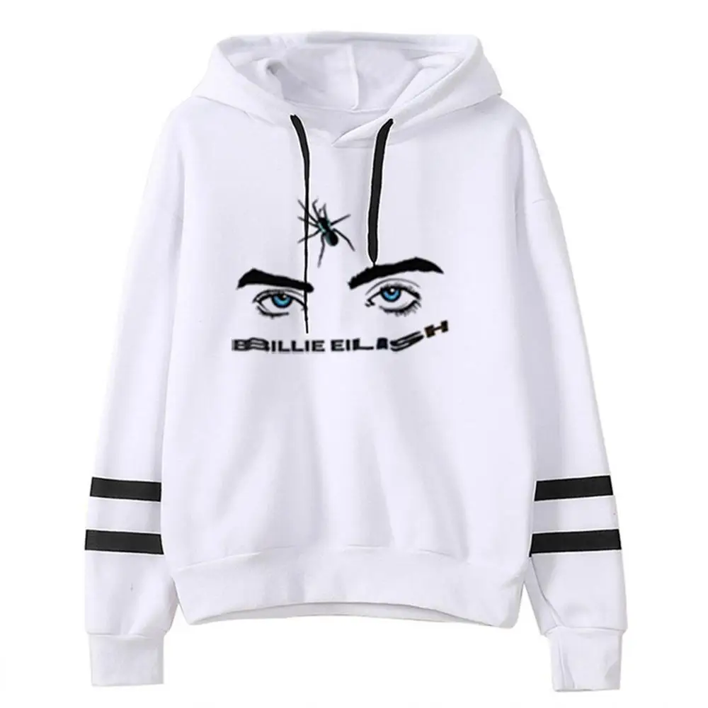 pwhite - style 12 Новая уличная толстовка с капюшоном Billie Eilish Comic Print, пуловер, модная толстовка с капюшоном для мужчин/wo, Мужская толстовка в стиле хип-хоп, унисекс, толстовка, Топ - Цвет: pwhite - style 12
