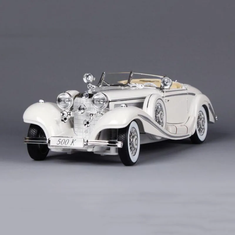 1/18 масштаб металлического сплава Diecasts 500K классический винтажный 1936 модель автомобиля игрушки F детский подарок коллекция дисплей