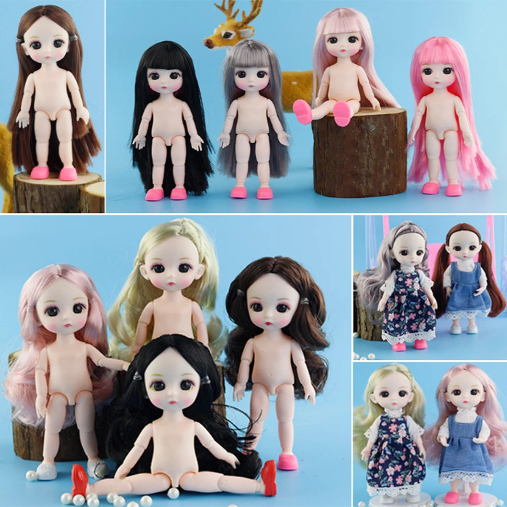 Lovely 16cm 13 Ball Jointed Princess Doll  Body Gifts DIY Replacements