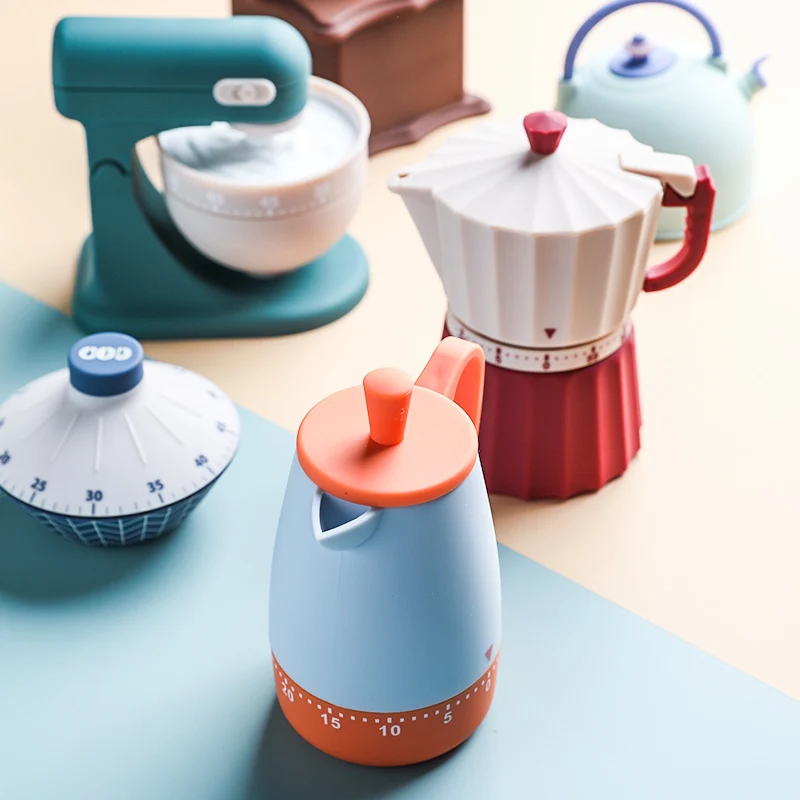 

Cute creative shape kitchen timer time reminder, baking alarm clock countdown timer