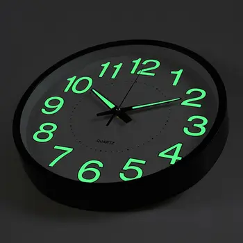 

Wall Clock Fixed Without Ticking Noises Silently Wall Clock Wall Clock Around 30cm Digital Led Wall Clock for Home