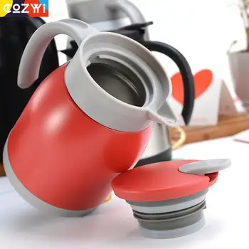 

304 stainless steel thermos 900ml water flask coffee thermos with handle vacuum insulated double-layer stainless steel pot