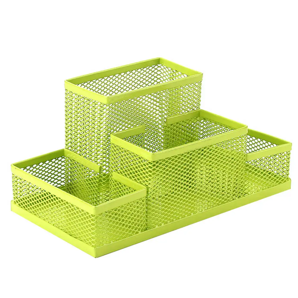 Металлический Настольный органайзер держатель для ручек многофункциональная