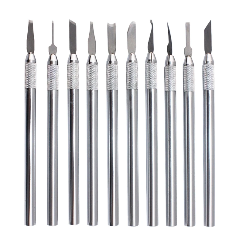 

Wax Carving Tools Jewelry Carving Knife Set Jewelry Wax Pattern Steel Model Hand Tools 1 Set