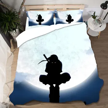 

Home Textiles Bed Linen NARUTO Ropa De Cama Luxury Gift Twin Sabanas 3d King Size Bedding Set Bed Linen Euro Bed Linen Poplin