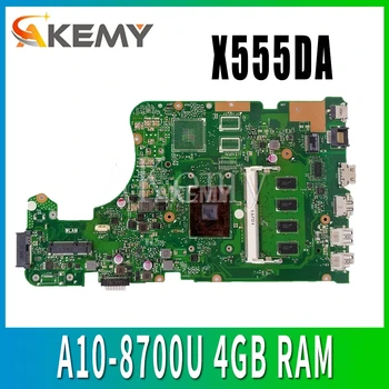 

Akemy X555DA For ASUS X555 X555YA X555YI X555D X555DG X555DA Laotop Mainboard X555DA Motherboard W/ A10-8700U 4GB RAM