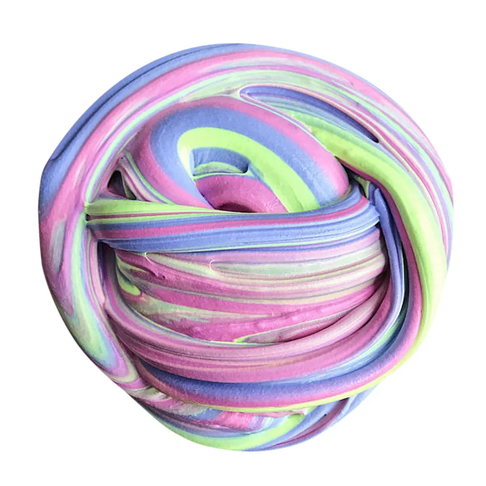 DIY пушистый Floam Slime игрушки Поставки Ароматические снятие стресса детские игрушки осадка хлопок смешные мягкие горячие продажи новая игрушка для детей - Цвет: A