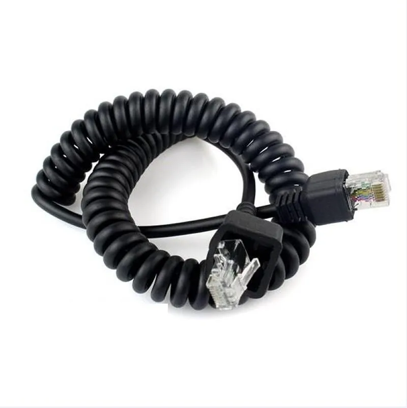 8 Pin Ручной микрофон Динамик микрофонный кабель Линия для Kenwood TK-868G TK-768G TK-862G TK-762G TK-7100 иди и болтай Walkie Talkie