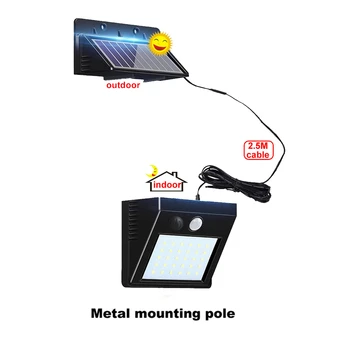 

1/4pcs 30 LED Solar Ligh Solar Power PIR Motion Sensor Wall Light Waterproof IP65 Outdoor Security Lamp Garden Street Light indo