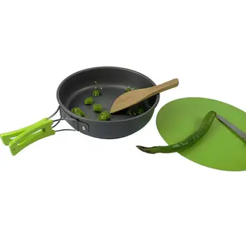 

Camping Cookware Kit Outdoor Cooking Set Water Kettle Pan Pot Travelling Hiking Picnic BBQ Tableware Equipment Tourism Tableware