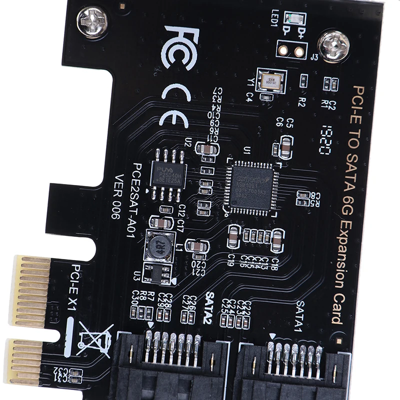 PCI Express SATA 3 контроллер карты, 2 порта PCIe SATA III 6 ГБ/сек. внутренний адаптер