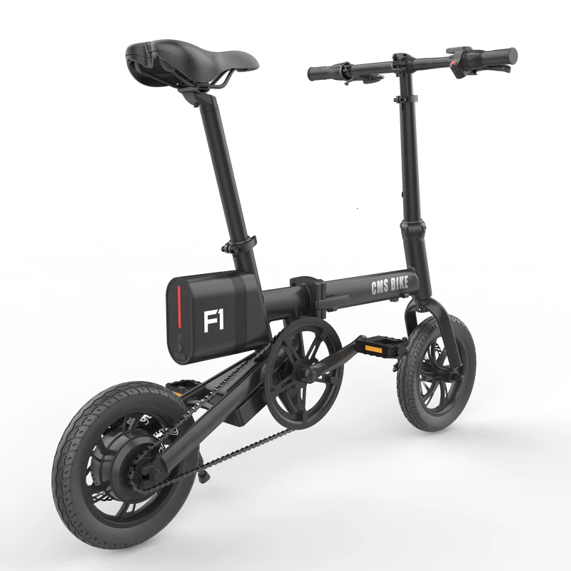 CMS-F1 12 дюймов складной электровелосипед 36V250W складной электрический велосипед бесщеточный ЖК-дисплей Электрический велосипед