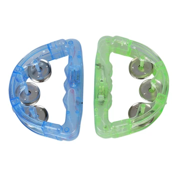 

2 Flashing Light LED TAMBOURINE for Fun KTV Party Dancing
