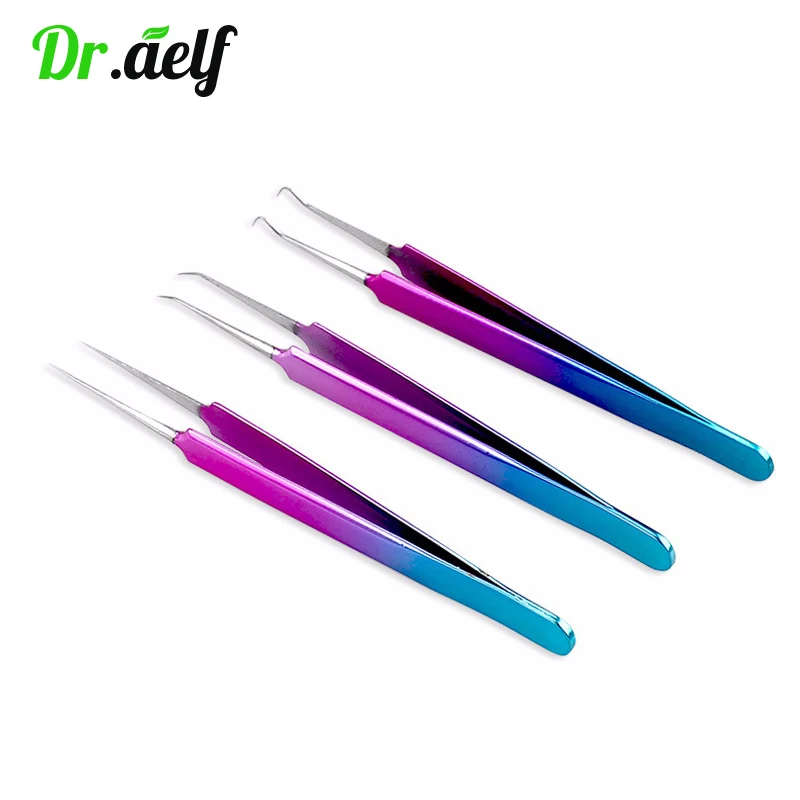 

1PC Stainless Steel Acne Blackhead Remover Needles Pimple Blemish Clip Extractor Comedone Removal Tweezer Face Cleansing Tools