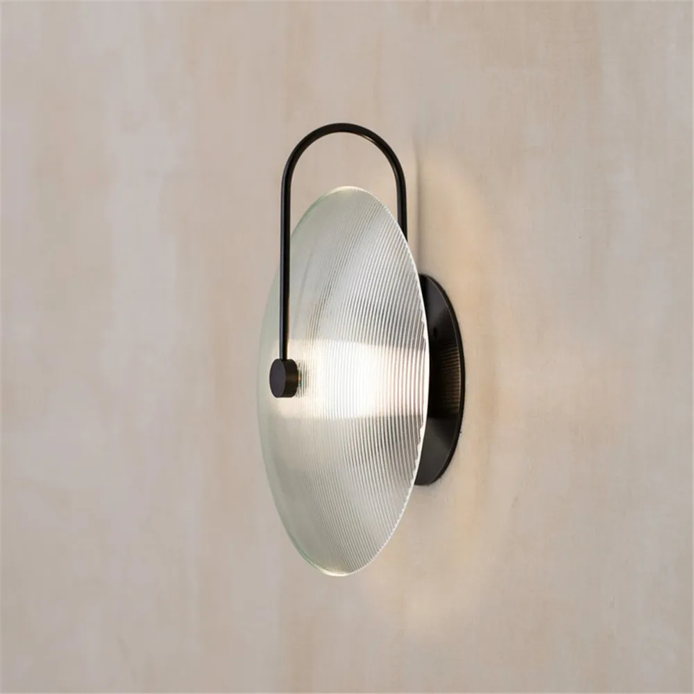 Nordic Design Modern LED Wall Lamp Loft Decor Sconce Wall Lights Iron Glass Bedroom Bedside Wall Light Home Lighting Luminaire (13)