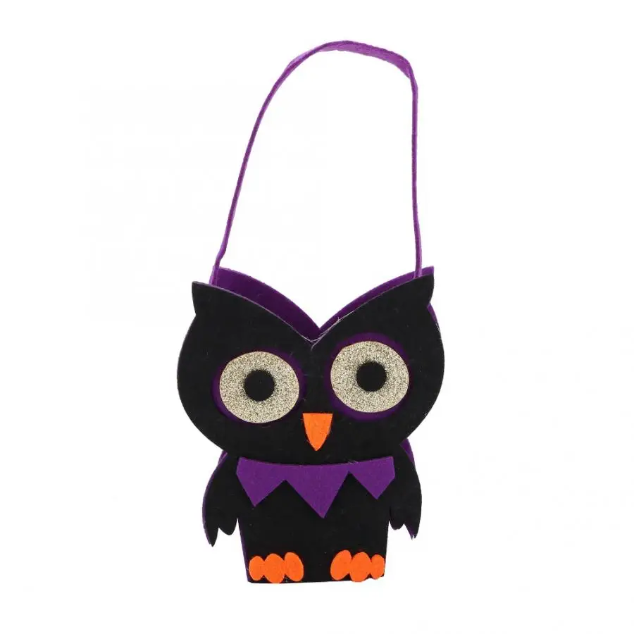 Owl Тканевая сумка на Хэллоуин для подарка конфетные шоколадные вечерние украшения - Цвет: Owl